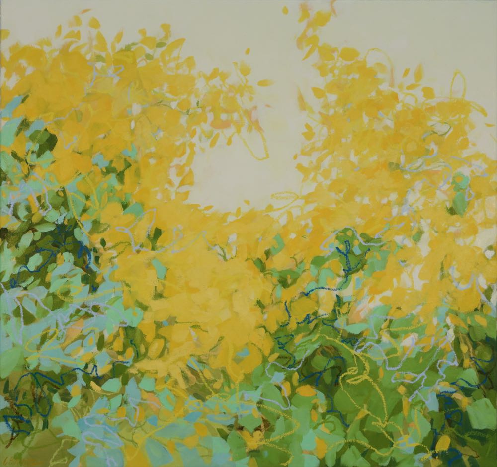 "Wonderment", oil on canvas, 32x34, $1,900