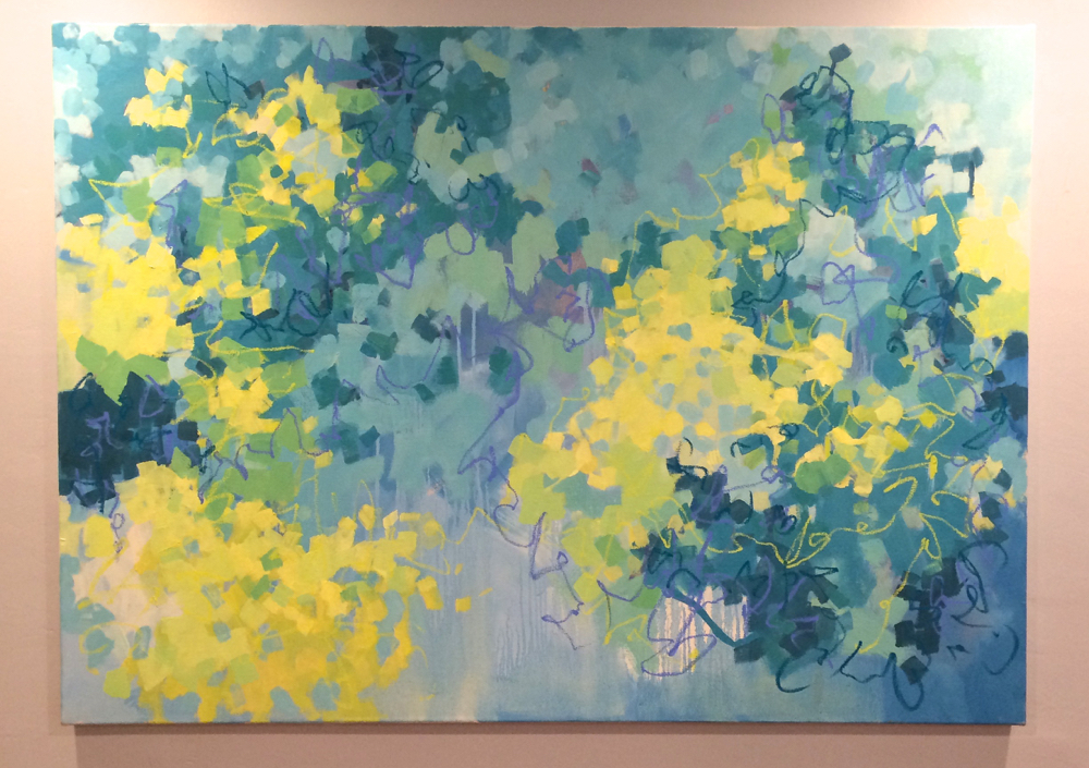 "Garden Bloom", oil on canvas, 36x50