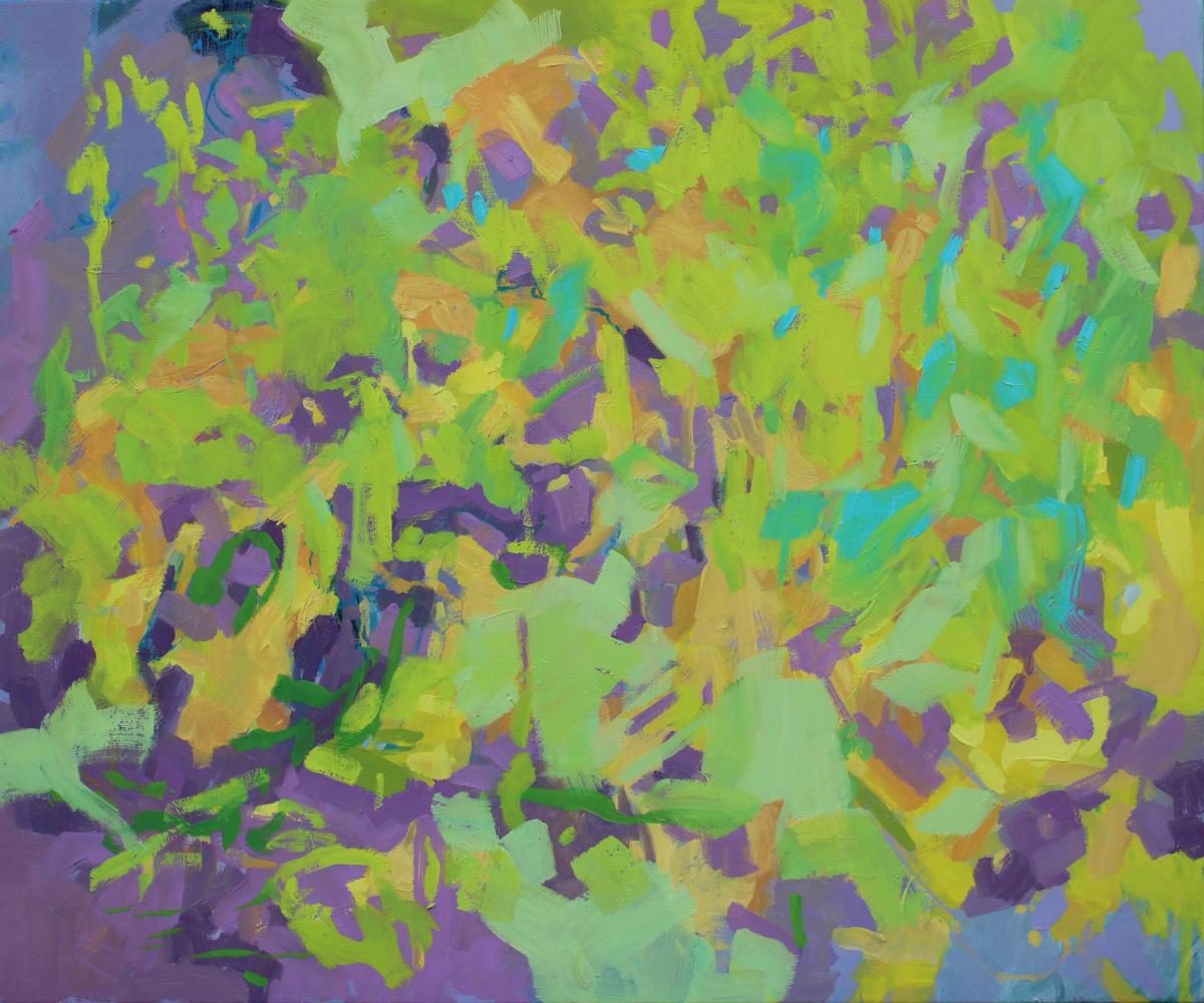 "Garden Sprawl", Oil on canvas, 30x36